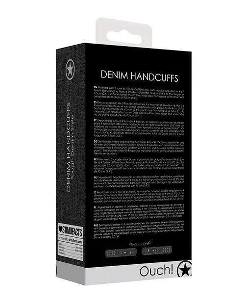 Dildos Shots Ouch Demin Handcuffs Shots America LLC