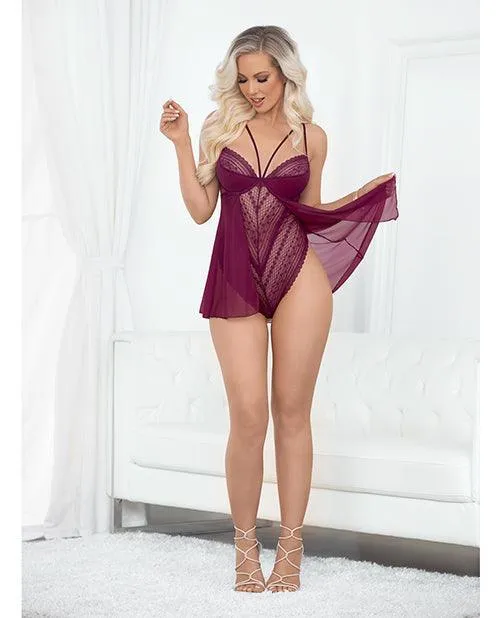 Escante INC Couples European Lace Teddy Babydoll