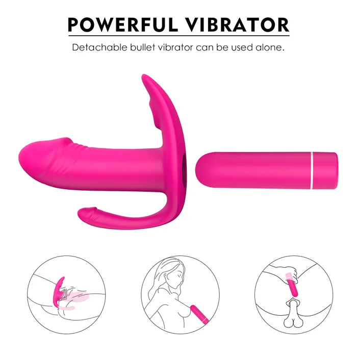 Female Sex Toys 9 Modes G Spot Clit Anus Massager Panties Vibrator Detachable Bullet YOSPOSS