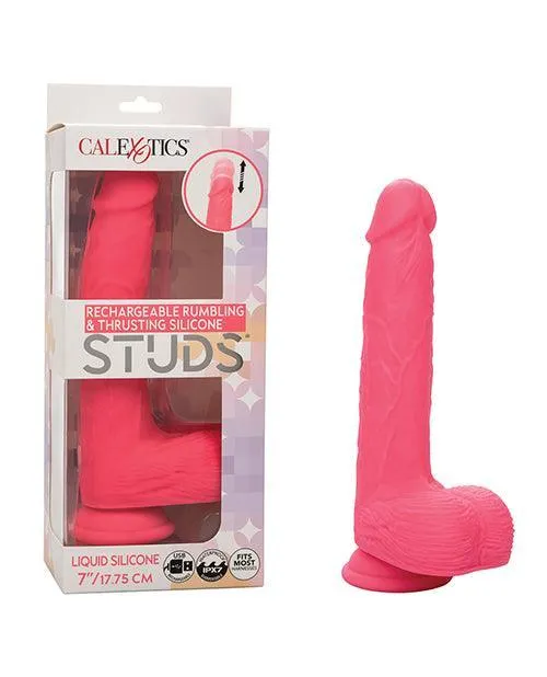 Female Sex Toys California Exotic Novelties Silicone Studs Rechargeable Rumbling Thrusting Vibrator Female Sex Toys California Exotic Novelties Silicone Studs Rechargeable Rumbling Thrusting Vibrator