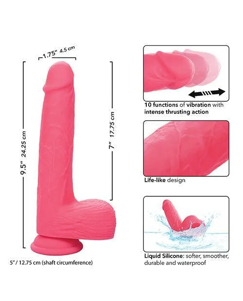 Female Sex Toys California Exotic Novelties Silicone Studs Rechargeable Rumbling Thrusting Vibrator