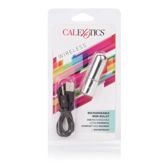 Female Sex Toys California Exotics California Exotics Rechargeable Mini Bullet Silver