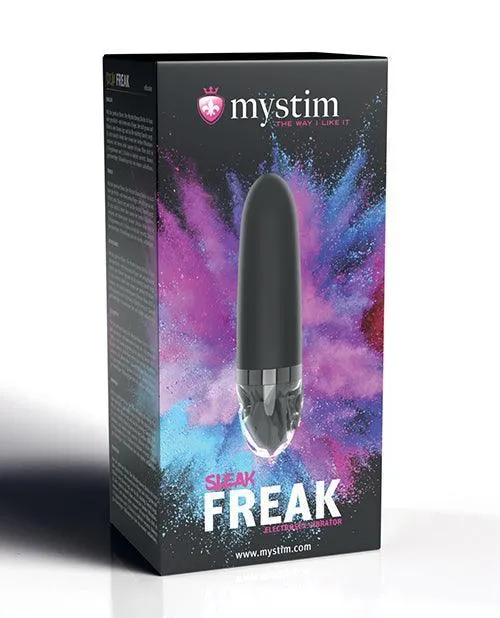 Female Sex Toys Mystim Gmbh Mystim Sleak Freak eStim Straight Vibrator Black Female Sex Toys Mystim Gmbh Mystim Sleak Freak eStim Straight Vibrator Black