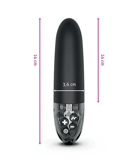 Female Sex Toys Mystim Gmbh Mystim Sleak Freak eStim Straight Vibrator Black