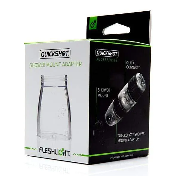 Fleshlight Dildos Fleshlight Quickshot Shower Mount Adapter Clear