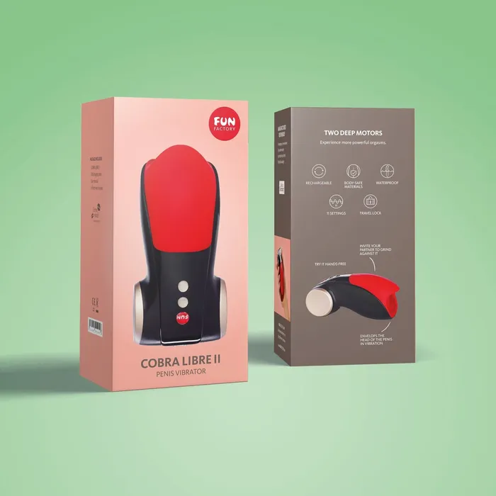 Fun Factory Male Sex Toys Fun Factory Cobra Libre II Penis Vibrator Stroker Masturbator