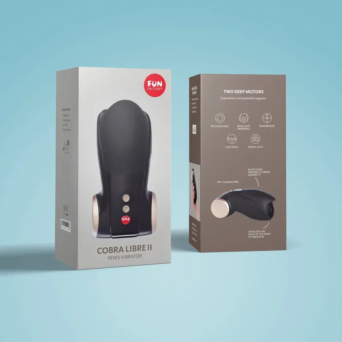Fun Factory Male Sex Toys Fun Factory Cobra Libre II Penis Vibrator Stroker Masturbator
