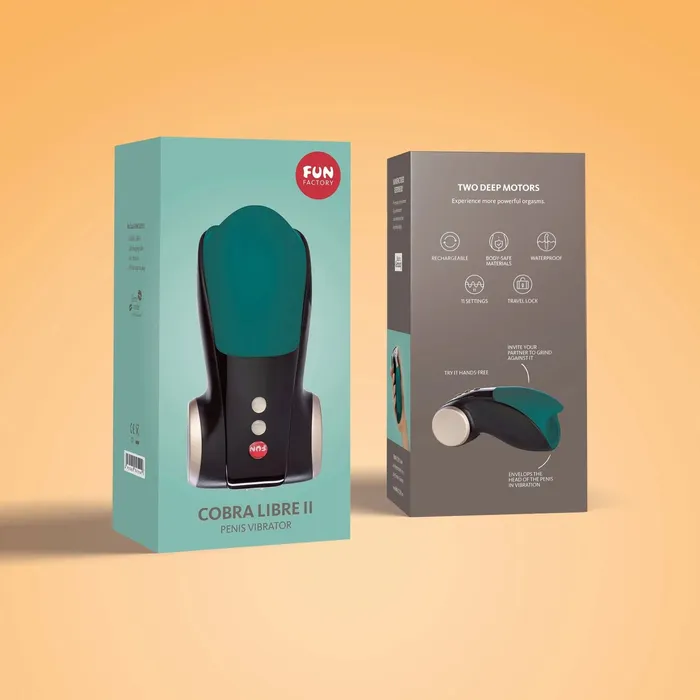 Fun Factory Male Sex Toys Fun Factory Cobra Libre II Penis Vibrator Stroker Masturbator