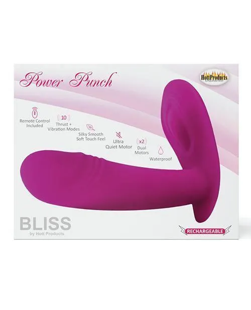 Hott Products Vibrators Bliss Power Punch Thrusting Vibe