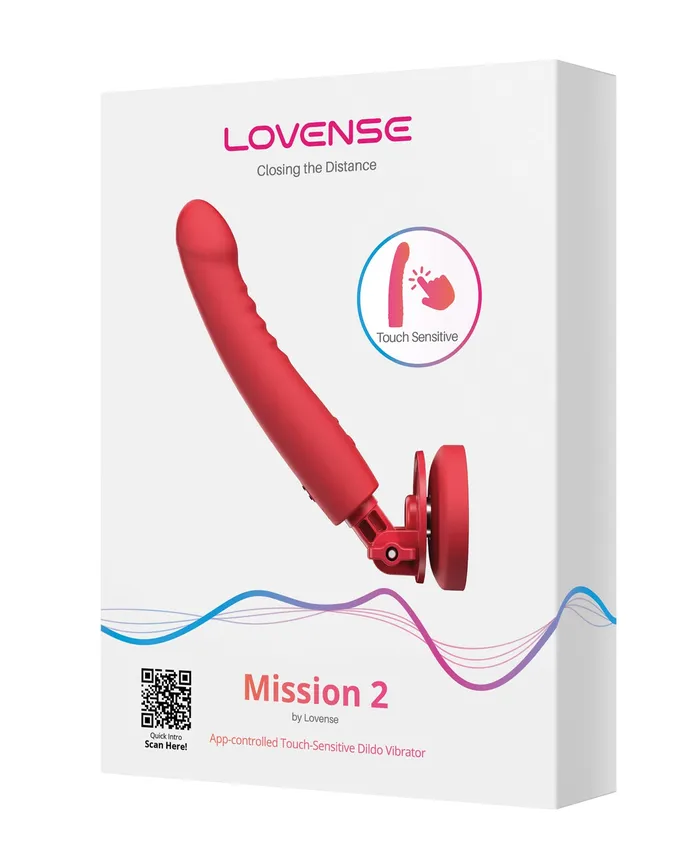 Lovense Mission 2 TouchSensitive Tech Red Hytto Pte Ltd Vibrators