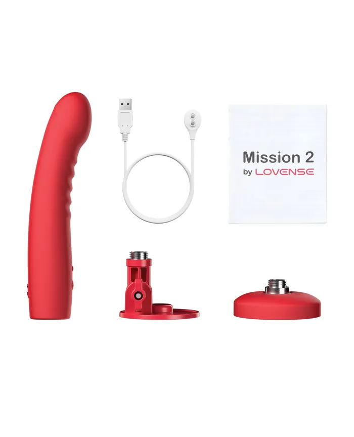 Lovense Mission 2 TouchSensitive Tech Red Hytto Pte Ltd Vibrators