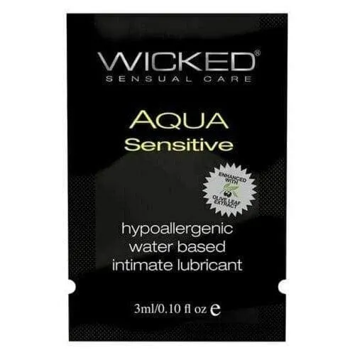 Lubricants Wicked Wicked Aqua Sensitive Hypoallergenic Waterbased Lubricant Lubricants Wicked Wicked Aqua Sensitive Hypoallergenic Waterbased Lubricant