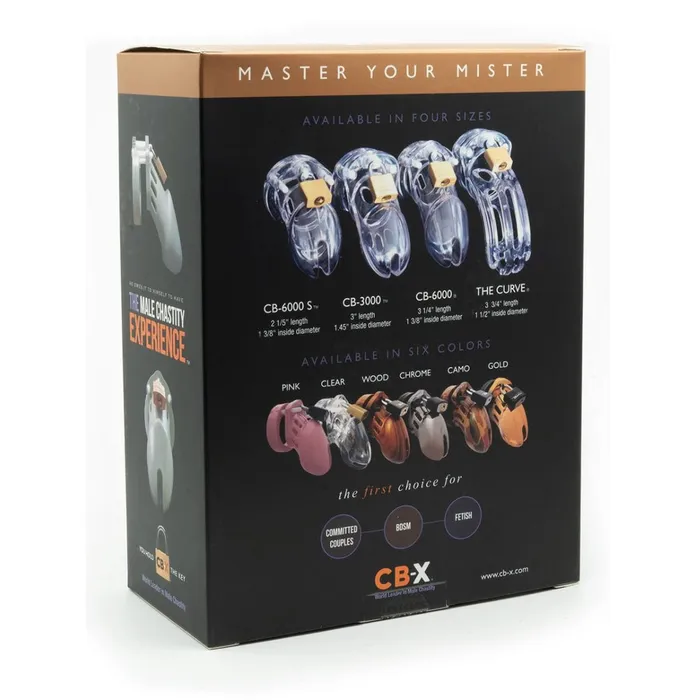 Male Sex Toys CBX CB3000 3 Chastity Cock Cage and Lock Set Black CBX