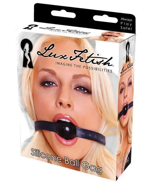 Male Sex Toys Electric Eel INC Lux Fetish Silicone Ball Gag