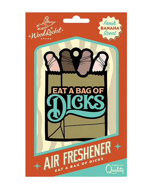 Male Sex Toys Wood Rocket LLC Wood Rocket Eat A Bag of Dicks Air Freshener Banana Male Sex Toys Wood Rocket LLC Wood Rocket Eat A Bag of Dicks Air Freshener Banana