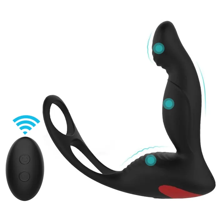 Male Sex Toys YOSPOSS Prostate Massager Vibrator With Penis Ring and Ball Loop 9 Vibrations Male Sex Toys YOSPOSS Prostate Massager Vibrator With Penis Ring and Ball Loop 9 Vibrations
