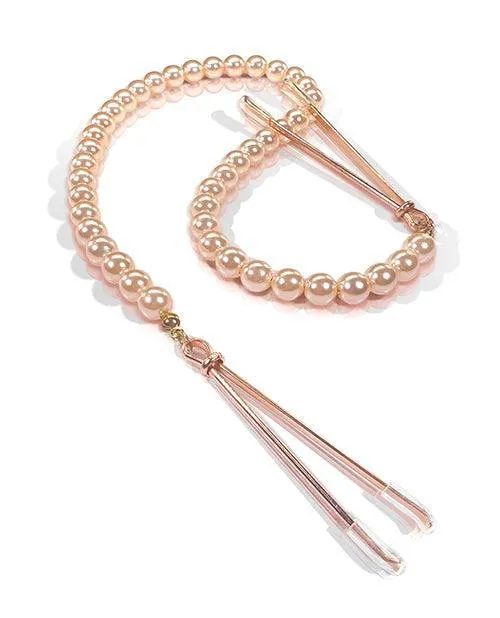 Nipple Clitoral Toys Nixie Pearl Drop Tweezer Nipple Clamps Global Novelties LLC Nipple Clitoral Toys Nixie Pearl Drop Tweezer Nipple Clamps Global Novelties LLC