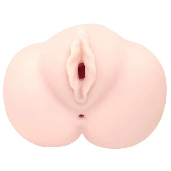 ONDO MIC Double Vagina Ass Dual Hole Masturbator Beige ONDO Male Sex Toys