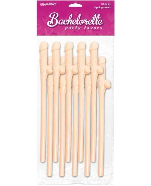 Pipedream Products Bachelorette Party Favors Dicky Sipping Straws Pack Of 10 Male Sex Toys Pipedream Products Bachelorette Party Favors Dicky Sipping Straws Pack Of 10 Male Sex Toys