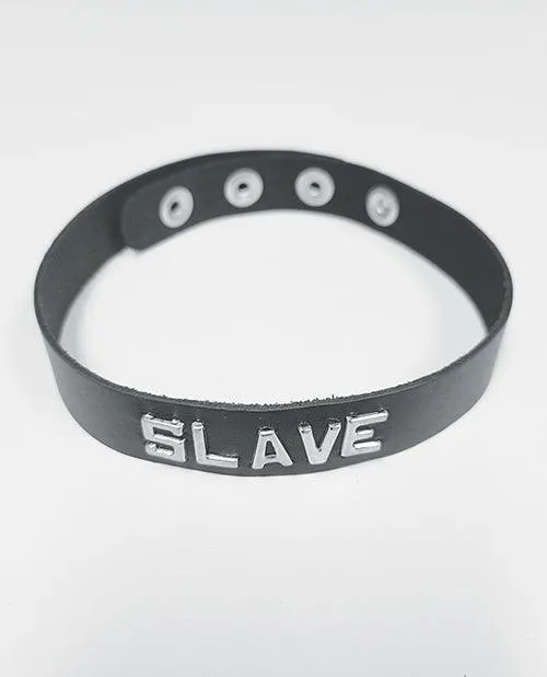 Restraints Spartacus Spartacus Slave Leather Collar Black
