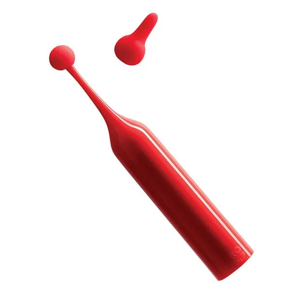 Romp Pop Vibrating Clit Massager Pinpoint Vibrator Red Romp Vibrators