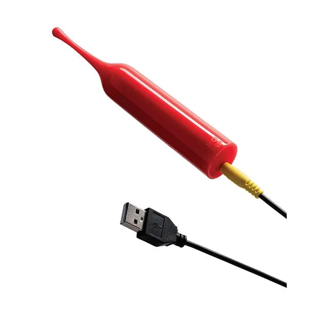 Romp Pop Vibrating Clit Massager Pinpoint Vibrator Red Romp Vibrators