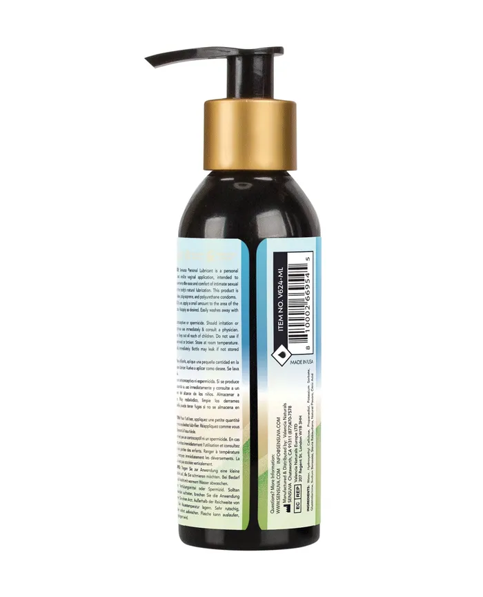 Sensuva Natural Water Based Personal Moisturizer 4 oz Peach Sensuva Valencia Naturals Vibrators