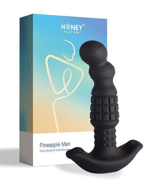 Uc Global Trade INChoney Play B Anal Pineapple Man Vibrating Prostate Massager Black