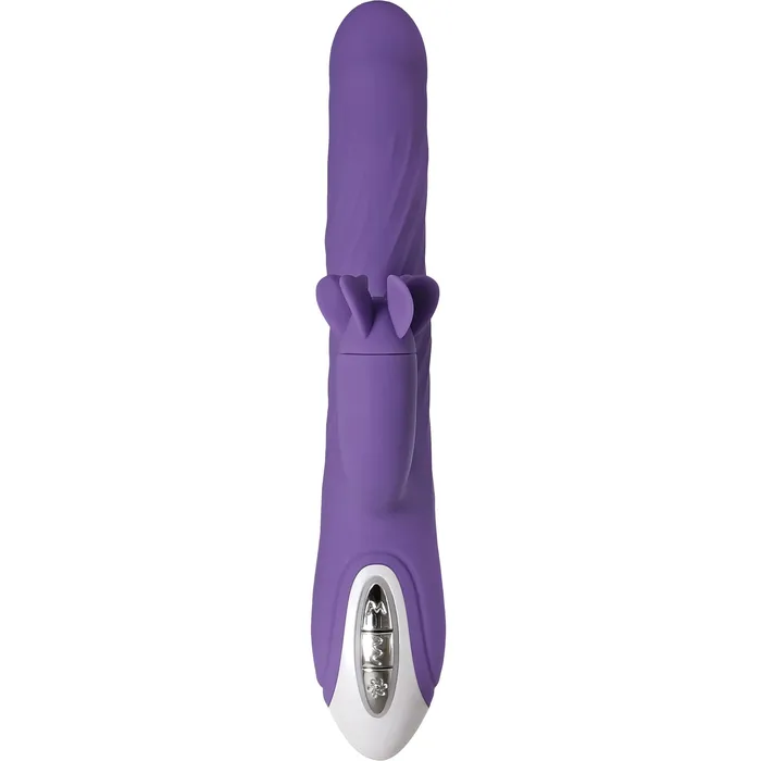 Vibrators Evolved Evolved Tilt O Whirl Rabbit Vibrator Purple