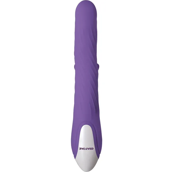 Vibrators Evolved Evolved Tilt O Whirl Rabbit Vibrator Purple