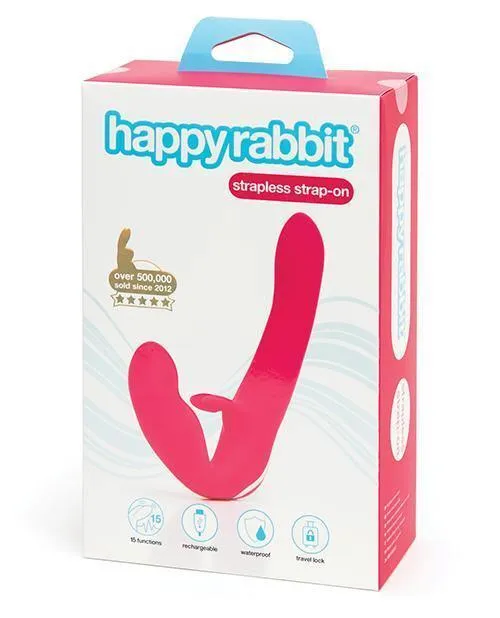 Vibrators Lovehoney Ltd Happy Rabbit Strapless Strap On Rabbit Vibe Pink