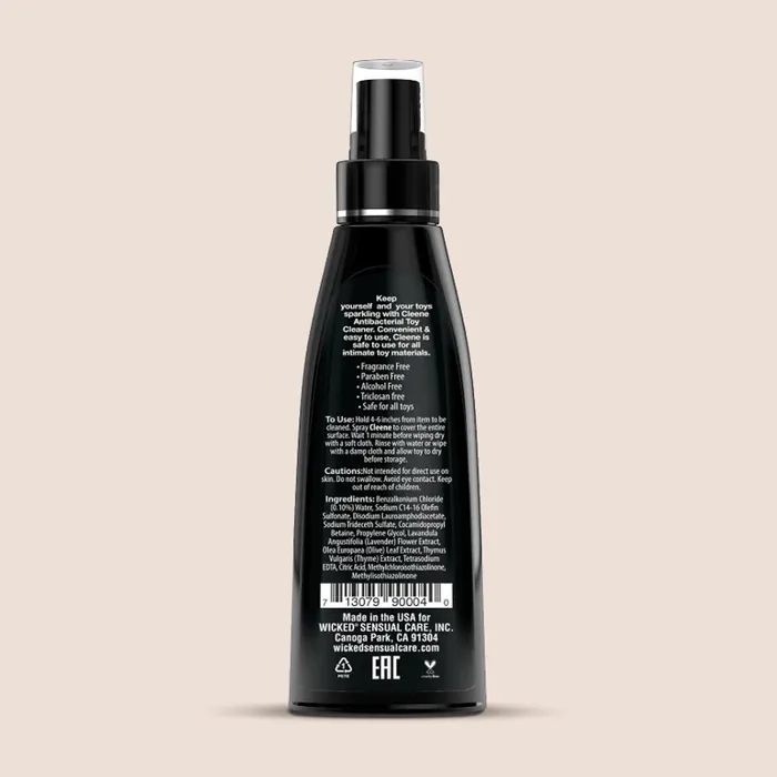 Wicked Cleene spray toy cleaner Wicked Sensual Care Vibrators