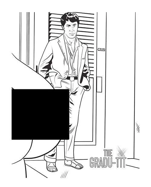 Wood Rocket LLC Vibrators Wood Rocket Boobs Adult Coloring Book