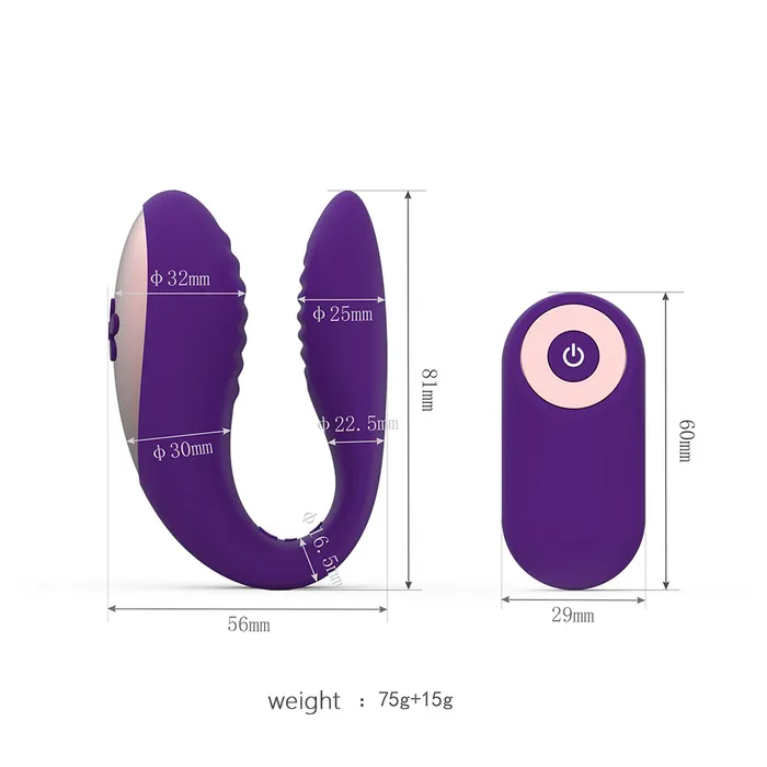 YOSPOSS Female Sex Toys Rechargeable Remote G Spot Couple Stimulator 10 Intense Vibrations