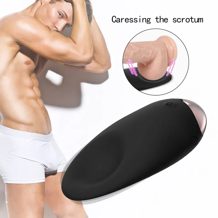 YOSPOSS Female Sex Toys Tongue Shape Nipple Clit Wearable Massager 10 Modes Scrotum Caressing