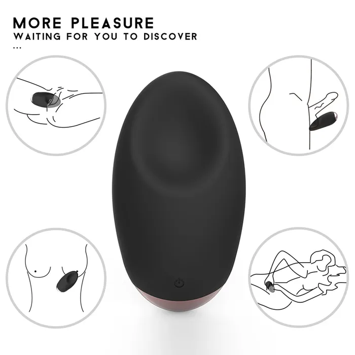YOSPOSS Female Sex Toys Tongue Shape Nipple Clit Wearable Massager 10 Modes Scrotum Caressing