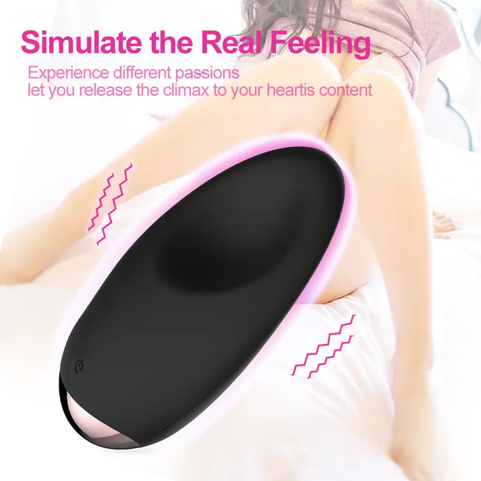 YOSPOSS Female Sex Toys Tongue Shape Nipple Clit Wearable Massager 10 Modes Scrotum Caressing
