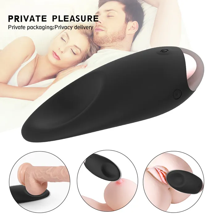 YOSPOSS Female Sex Toys Tongue Shape Nipple Clit Wearable Massager 10 Modes Scrotum Caressing