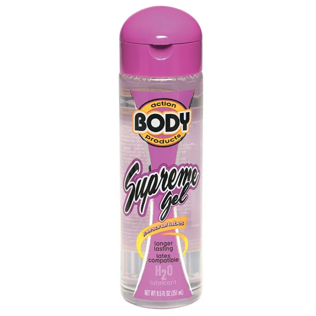 Anal Body Action Body Action Supreme Water Based Gel Lubricant 85 fl oz
