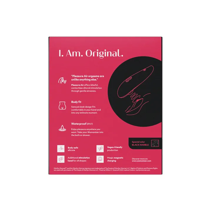 Anal Entrenue Womanizer Marilyn Monroe Special Edition Black Marble