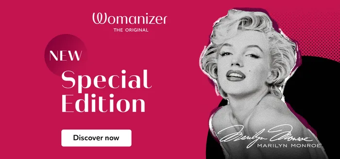 Anal Entrenue Womanizer Marilyn Monroe Special Edition Black Marble