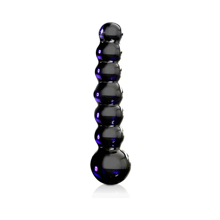 Anal Icicles No 51 Black Beaded Glass Massager Pipedream