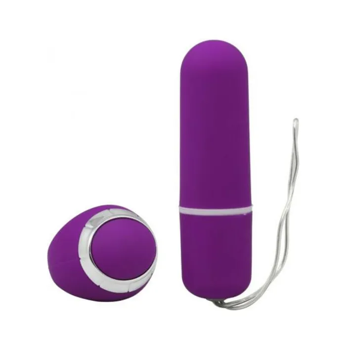 Anal Nasstoys Power Ring Remote Mini Slim Bullet Waterproof 25 Inch Purple
