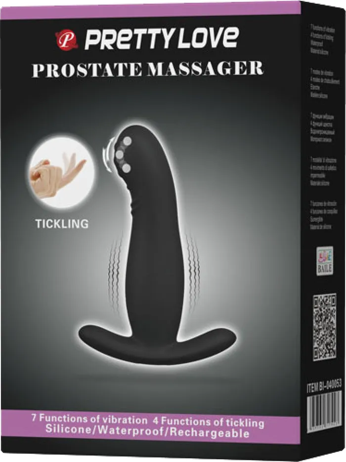 Anal Pretty Love Pretty Love Vibrating Rechargeable Prostate Massager Black