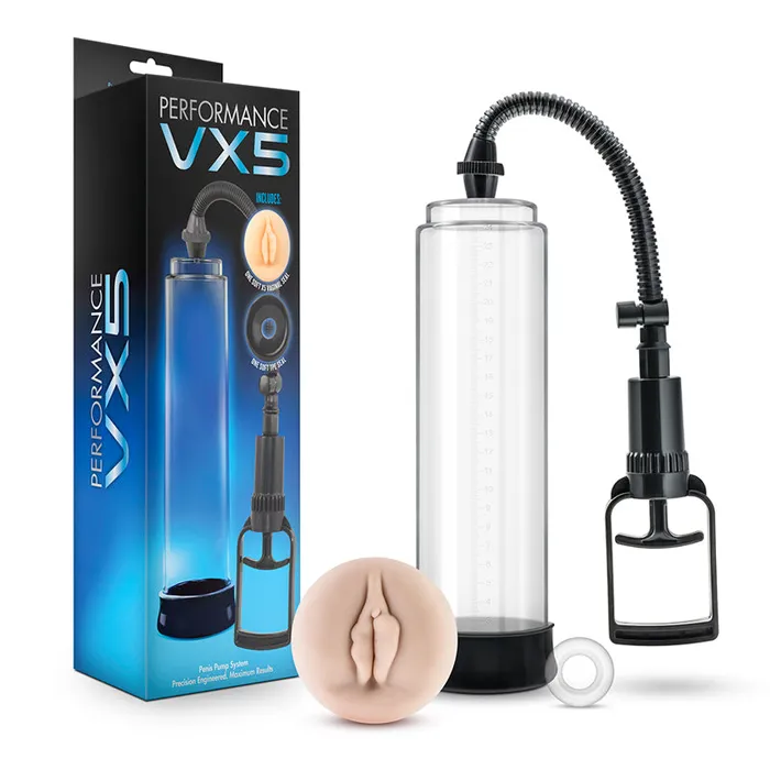 Blush Dildos Blush Performance VX5 Male Enhancement Pump System clear
