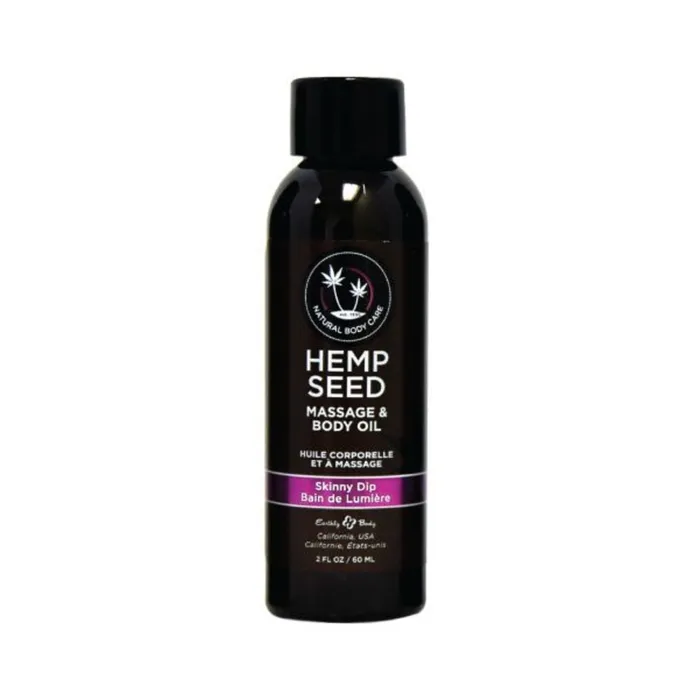 Couples Earthly Body Massage Oil Skinny Dip 2oz Earthly Body