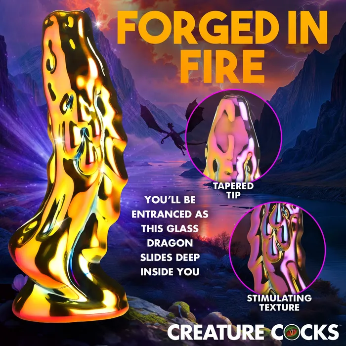 Creature Cocks Dildos Dragon Glass Glass Dildo