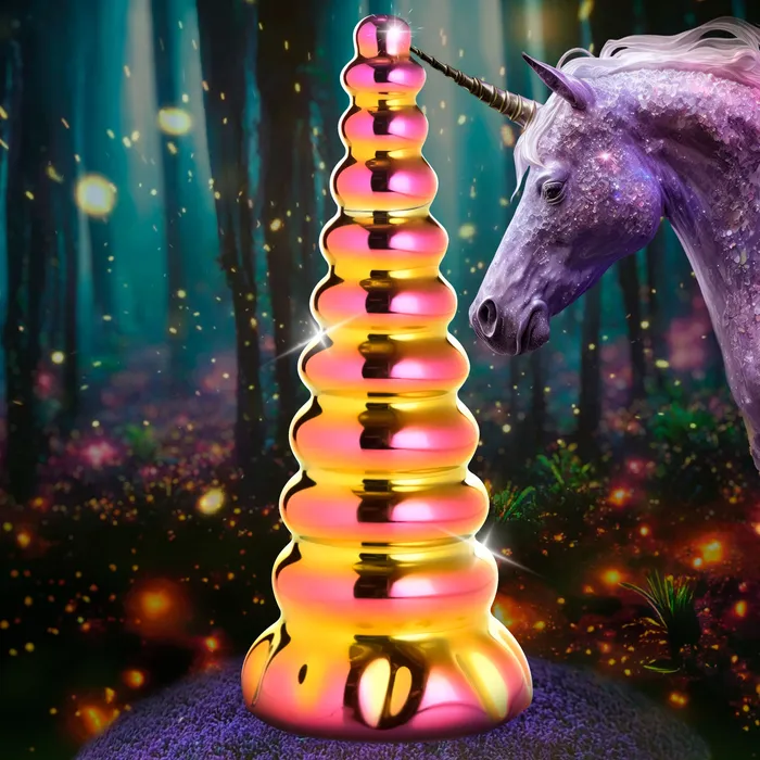 Creature Cocks Dildos Twilight Rainbow Glass Dildo