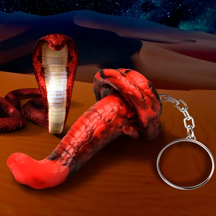 Dildos XR Brand CREATURE COCKS KING COBRA KEYCHIAN