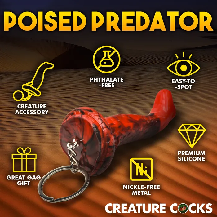 Dildos XR Brand CREATURE COCKS KING COBRA KEYCHIAN